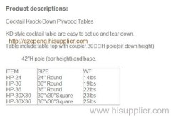 Bar Table
