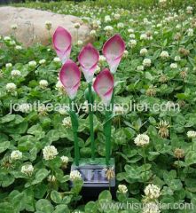 solar fiber flowers pink