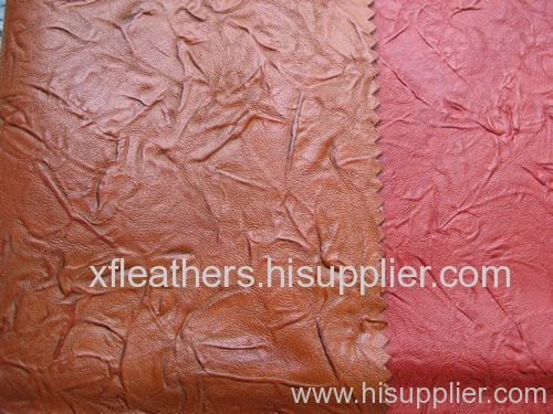 PU Leather with embossing