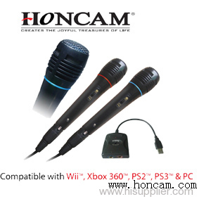 5IN1 Microphone FOR PS2/PS3/WII/XBOX360/PC