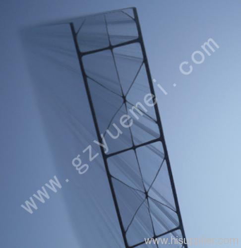 Polycarbonate X profile Triple wall HollowSheet