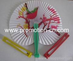 plastic paper fans