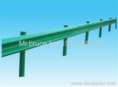 Corrugated sheet steel beams for guardrail