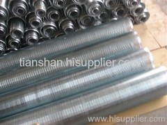 Galvanized water well screens