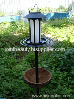 solar bird feeder and floriculture light
