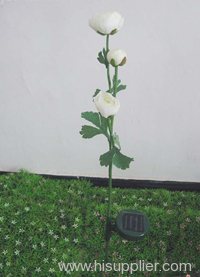 White Solar Garden Light