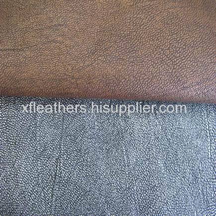 embossed shoe leather