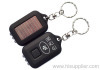 Solar key chain flashlight