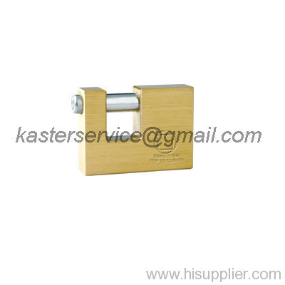 Rectangle Brass Padlock