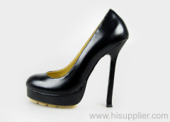 Patent Lugg Sole Pumps
