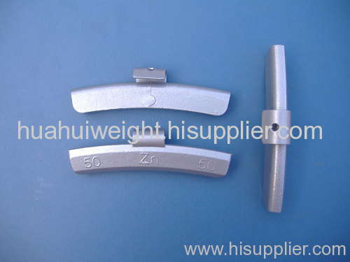 ZINC Clip on Wheel Weights