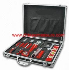12-piece Combination Tool Set with Adjustable Wrench, Water Pump Pliers and Claw Hammer