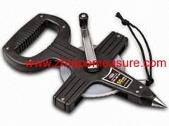 Open Reel Measuring Tape, Made of Steel, Available in Black