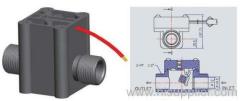 Small Size Plastic Paddle Flow Switch