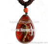 Insect Amber Necklace