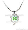 Four Leaf Clover Necklace, Fashional Jewelry(love,health,glory,riches).Four Leaf Lucky Clover Jewellery Necklace