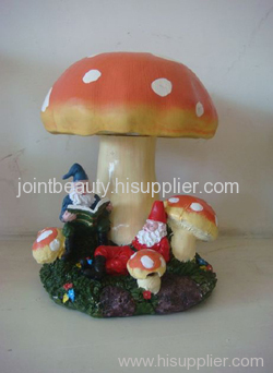 mushroom solar christmas light