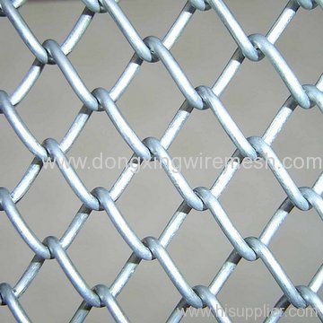 galvanized chain link fence