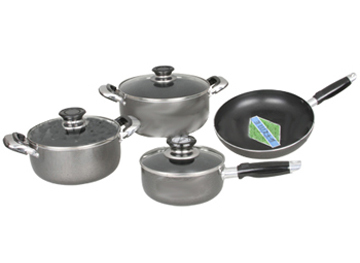 7pcs stainles steel cookware set