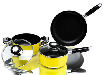 7pcs cast aluminium cookware set