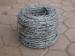 PVC coated barbed wire fence