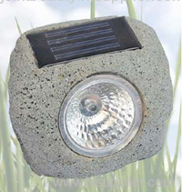 solar resin Stone lamp