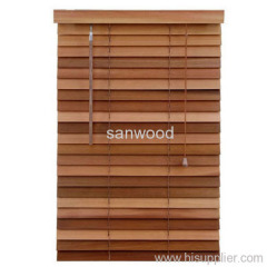 wooden blind