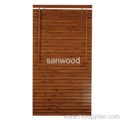 wooden blind