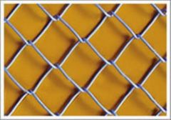 galvanized chain link fence