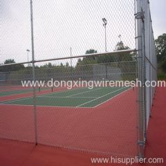 sports chain link fence