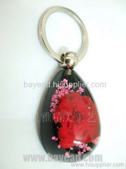 Flower Amber Key Chains