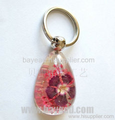 Flower Amber Key Chains
