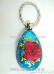 Flower Amber Key Chains