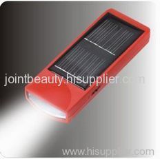 red Solar flashlight