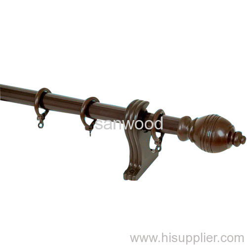 wood curtain rod