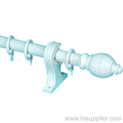 finish curtain pole