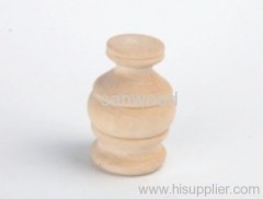 Wooden Finial of Curtain Pole