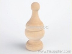 wooden finial