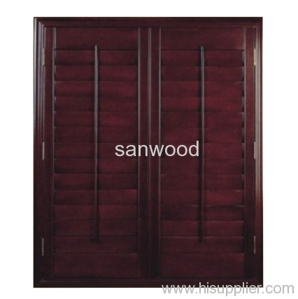 wood shutter