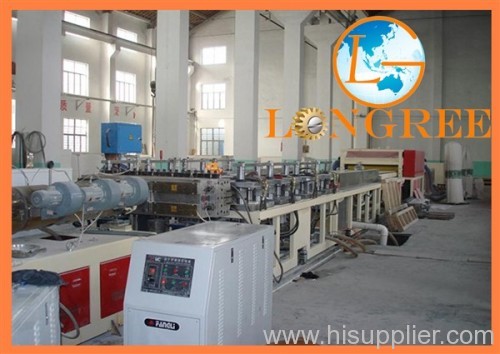 PVC foamed plate extrusion line