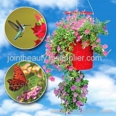 TOPSY TURVY HUMMINGBIRD UPSIDE DOWN PLANTER