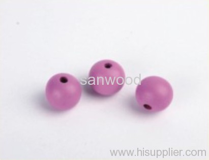 wooden round beads