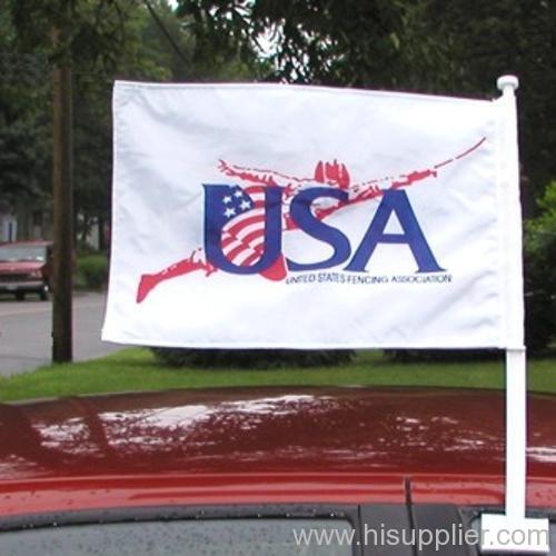 usa car flag