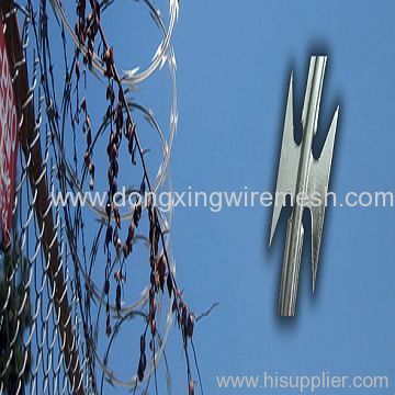 Razor barbed tape wire