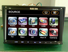 2-DIN Automatic In-dash Screen DVD GPS 192USD