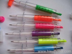 medical syringe highlighter pen