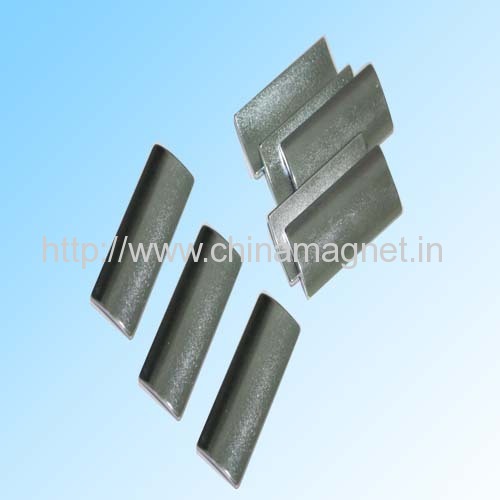 Tile segment magnets for dc motor