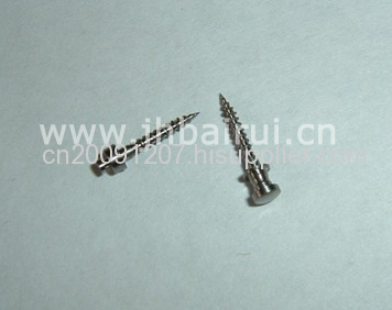 Monel screw and titanium screw