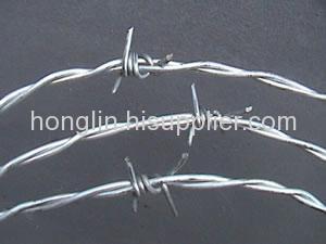 barbed steel wire