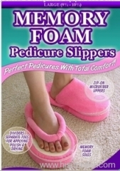 jobar's memory foam Pedicure Slippers